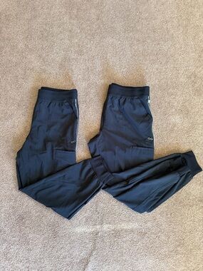 2 Pair Cherokee Infinity Women’s Scrub Jogger Pants Black Size Large Lot